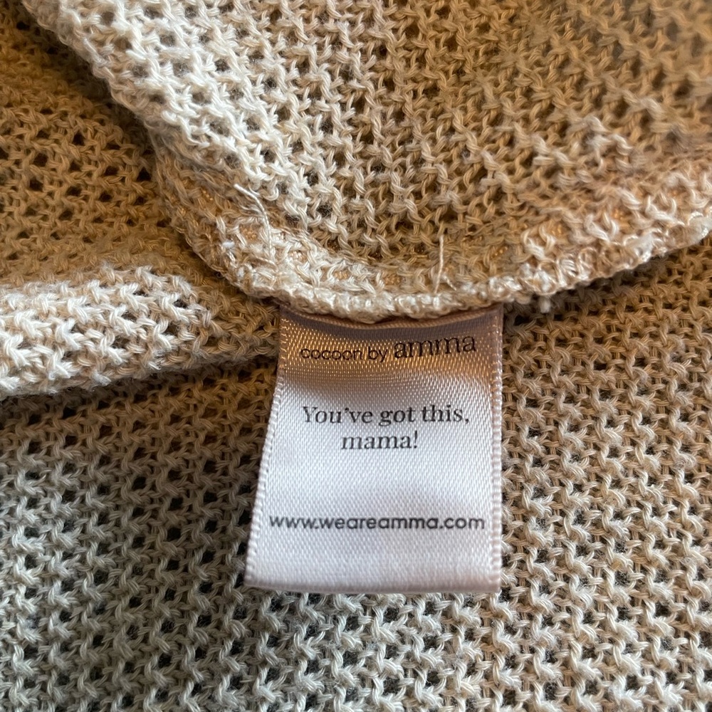 AMMA Cocoon Nursing Cover – Natural – 7-in-1 Multi-Use (Good Condition) - Picture 13 of 13